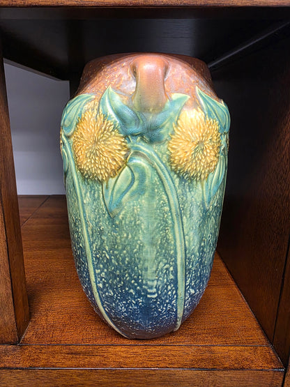 Roseville Sunflower Vase 494 10