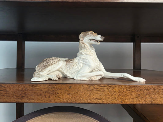 Nymphenburg Porcelain Borzoi by Theodor Karner