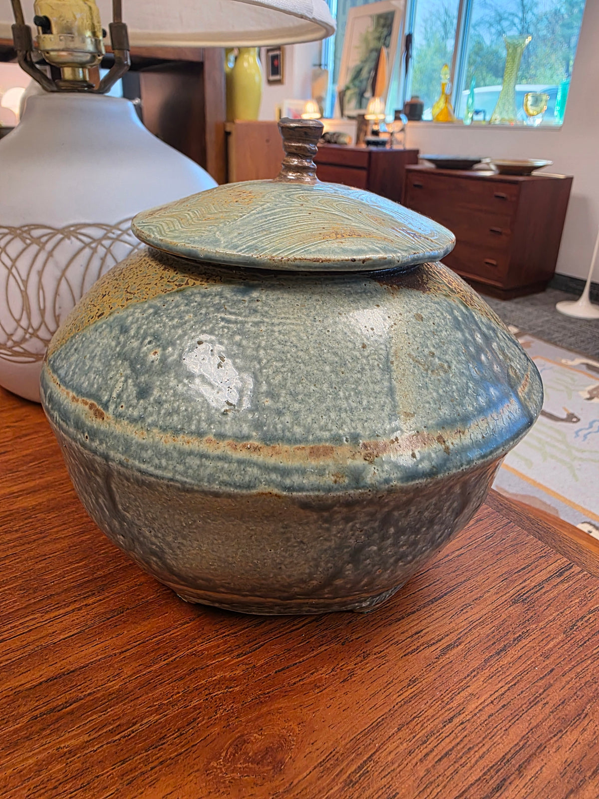 Studio Art Pottery Jar by Bob Briscoe