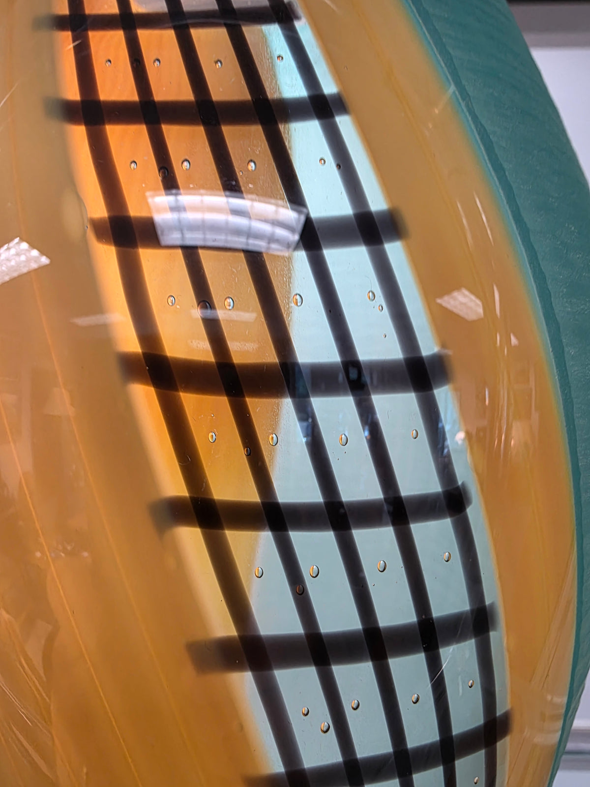 Attributed to Afro Celotto for Polychromy Glass Studio Murano Vase